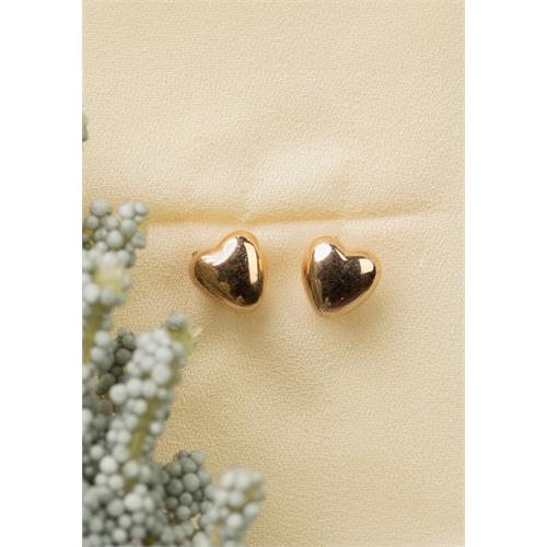 HEART PUFFED EARRING