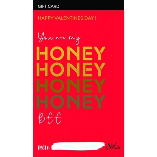 YOU ARE MY HONEY BEE GIFT CARD
