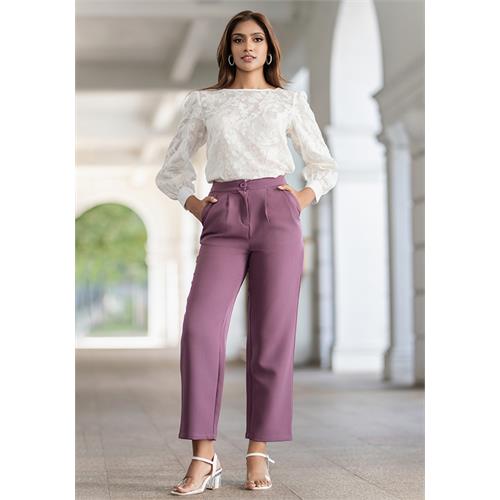 ESTHAR PLUM PANT