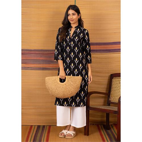INDHIRA BLACK KURTA