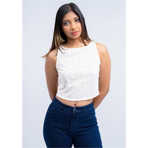 JESSICA SLEEVELESS CROP TOP