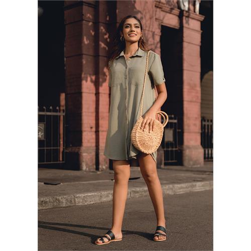 LIYONNY OLIVE GREEN DRESS