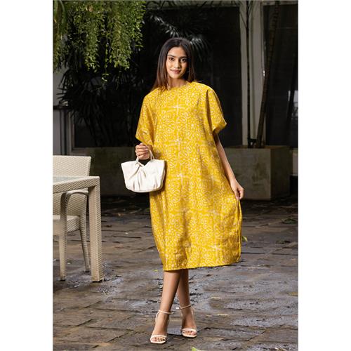 SHYN FLARE GREEN DRESS