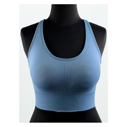 BACK CROSS BLUE SPORTS BRA