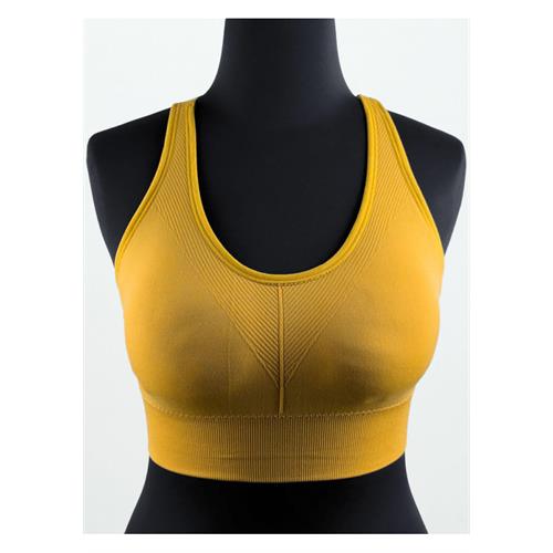 BACK CROSS YELLOW SPORTS BRA