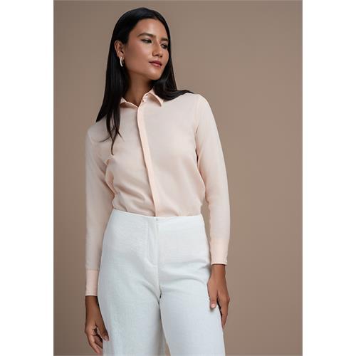 ABBY CONSEAL PLACKET BLOUSE