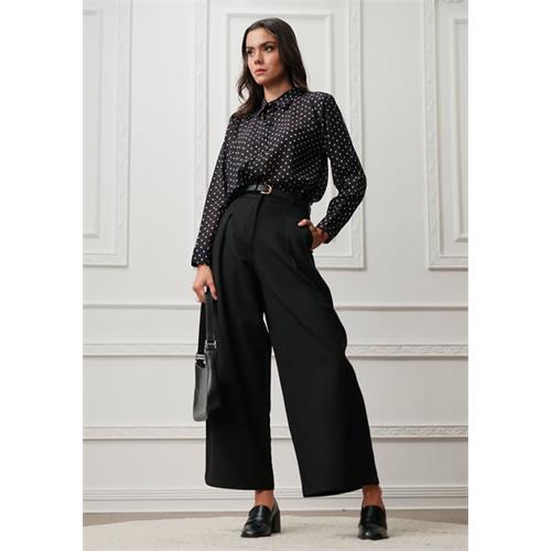 ANIKA BLACK OFFICE PANT