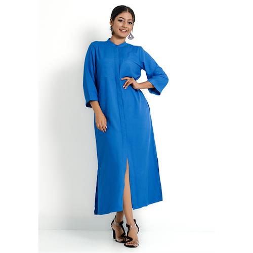 BRIANNA BLUE MIDI DRESS