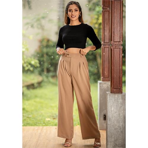 CLARA LIGHT BROWN PANT