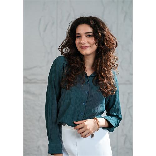 FRANCA FRONT TIE UP BLOUSE