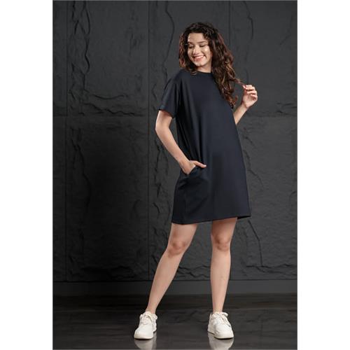 HARPER NAVY T SHIRT DRESS