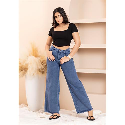 HENASSY WIDE LEG JEAN
