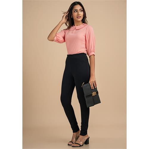 HIGH WAIST SKINNY BLACK PANT