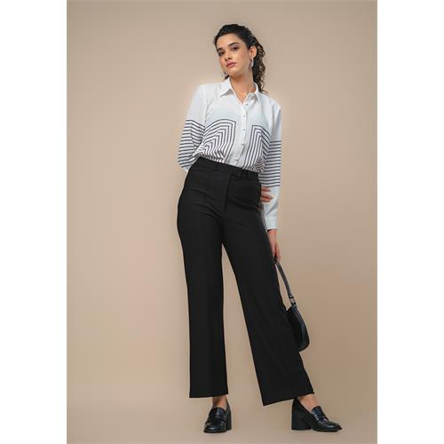 JULIANA WHITE PRITED OFFICE BLOUSE