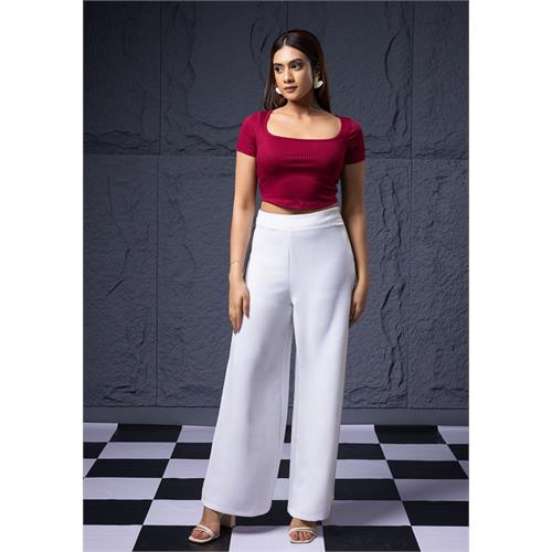 KEA MAROON CROP TOP