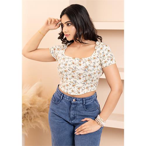 KEA PRINTED CROP TOP