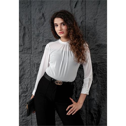 LAURIN HIGHNECK BLOUSE