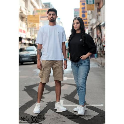 LEAD THE CHANGE BAGGY FIT BLACK UNISEX T SHIRT