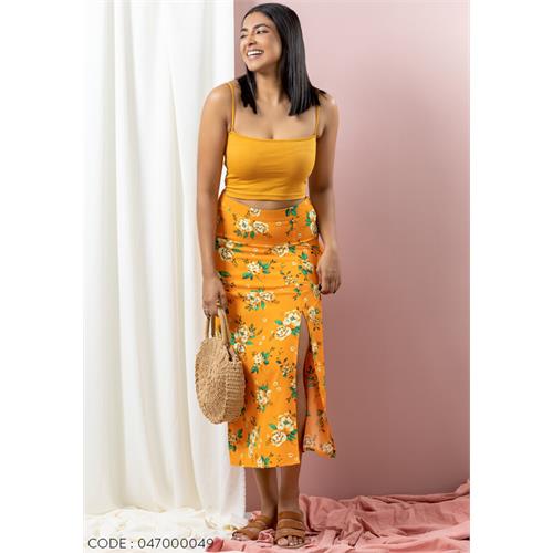 LEA ORANGE SKIRT