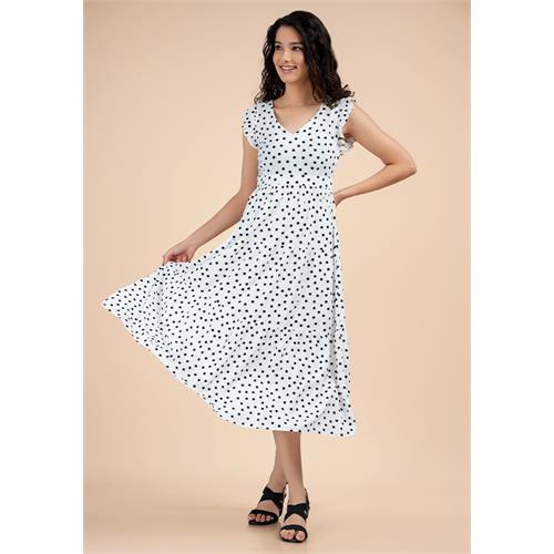 LILA POLKA DOT DRESS