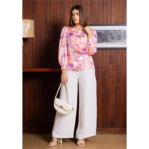 LISA LONG SLEEVE PINK BLOUSE