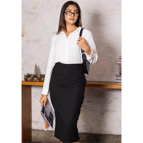 LISA LONG SLEEVE WHITE BLOUSE