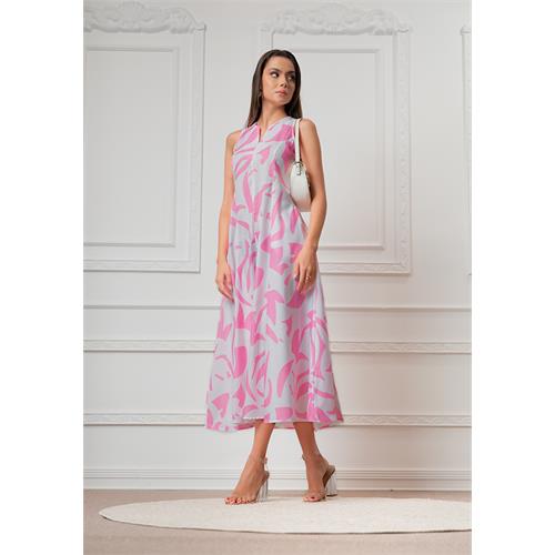LOGAN PINK PRINT DRESS