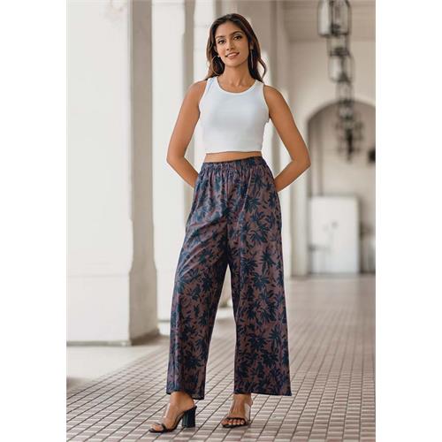 LOIDA FLARE WIDE LEG BLACK PANT