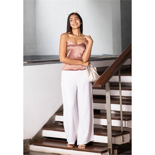 LORA BROWN V NECK SKINNY