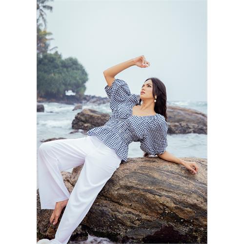 MIRA WHITE WIDE LEG PANT