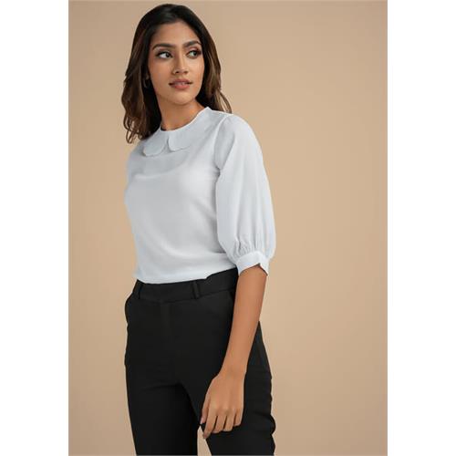 OLIVIA WHITE BLOUSE