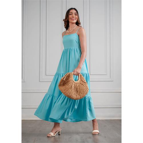 RHEIN BLUE MAXI DRESS