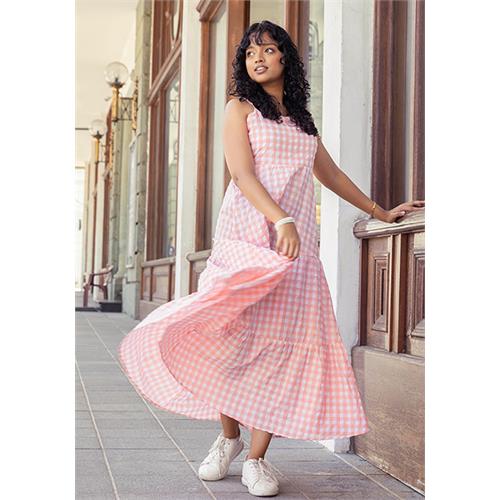 RHEIN PINK MAXI DRESS