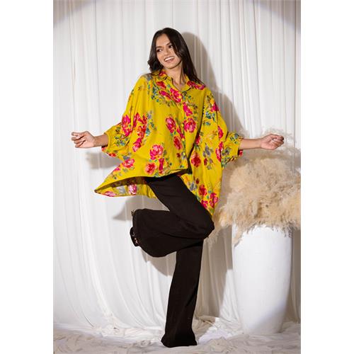 SHIFRA BAGGY YELLOW SHIRT