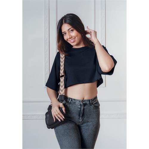 WAFFLE BLUE TOP