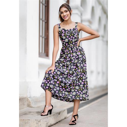 YARA FLORAL PRINTED DRESS