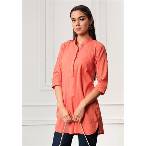 YASH ORANGE KURTHA TOP