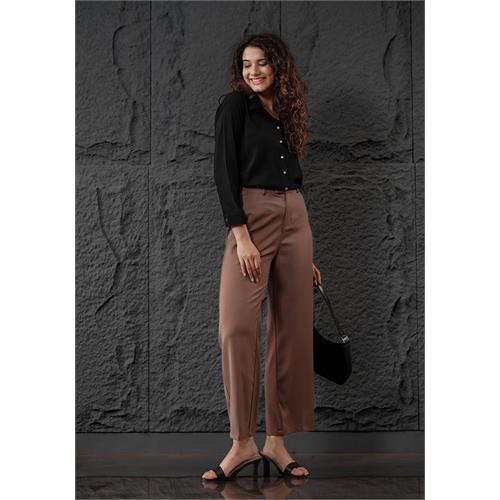 ANA HIGH WAIST CREAM BELL PANT