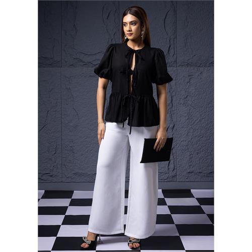 ANDREA FRONT KNOT BLOUSE