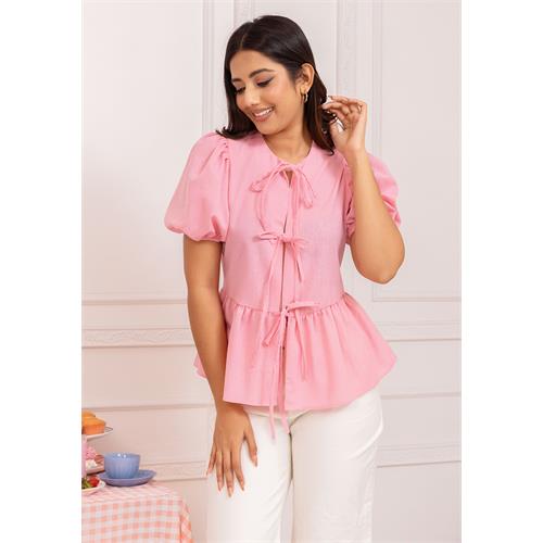 ANDREA FRONT KNOT BLOUSE