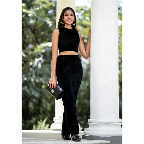 AURORA STRAIGHT BLACK LEG PANT