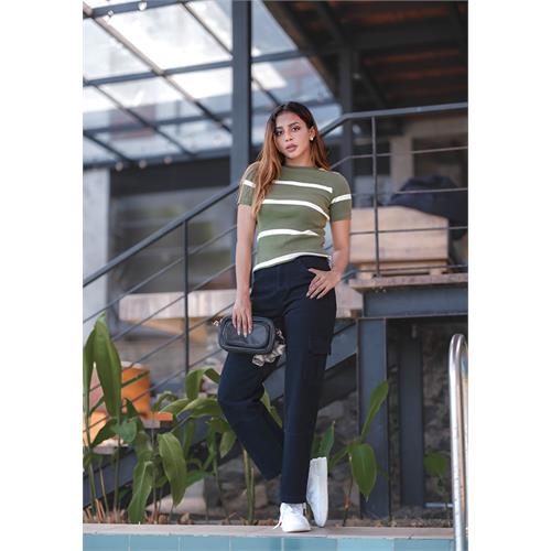 BLACK BAGGY CARGO PANT