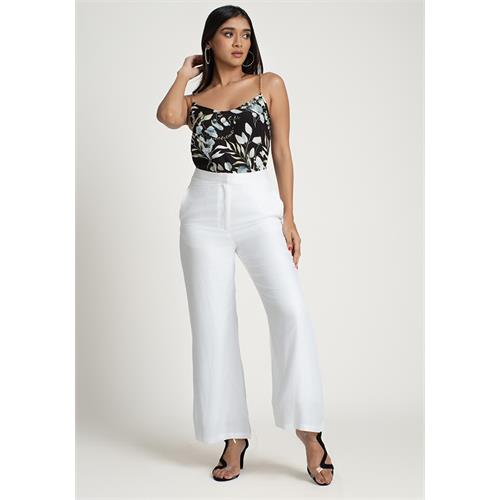 LILY WHITE BAGGY PANT