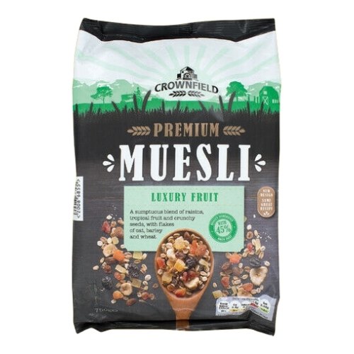 Crownfield Premium Muesli Luxury Fruit 750g