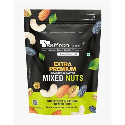 Saffron Home Extra Premium Roasted & Salted Mixed Nuts