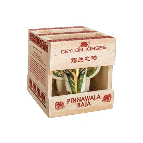 CK Ceramic Elephant Pinnawala Raja with 60g Ceylon Tea