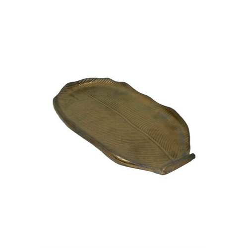 Odel Handmade Pottery Leaf Design Assorted 11"X6"Platter