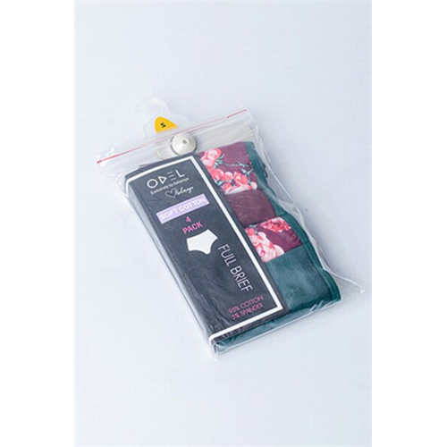 Odel Full Brief Assorted Colours Pack of 4