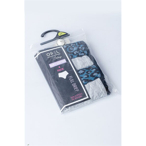 Odel Full Brief Assorted Colours Pack of 4