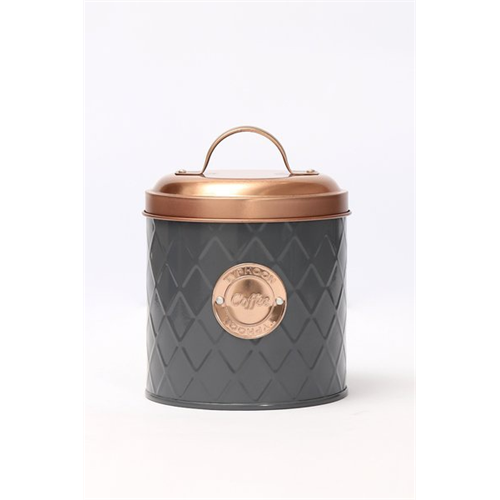 Typhoon Metal Coffee Storage Jar With Henrik Copper Lid
